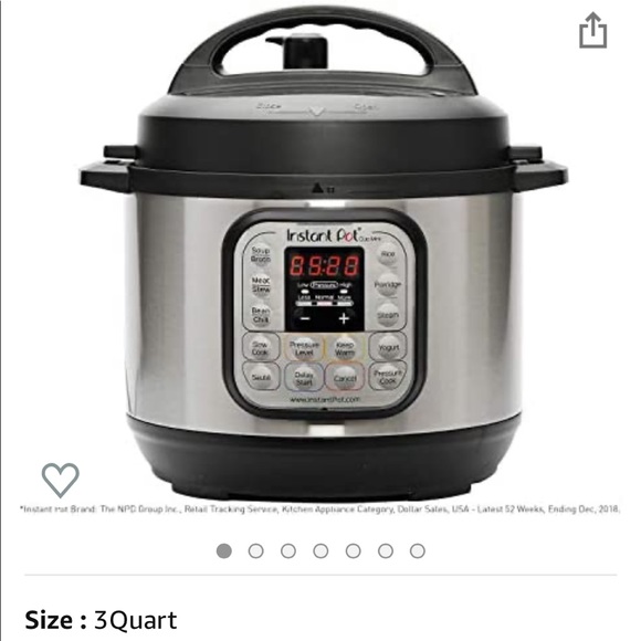 SOLD! Instant pot 3quart - Picture 2 of 2